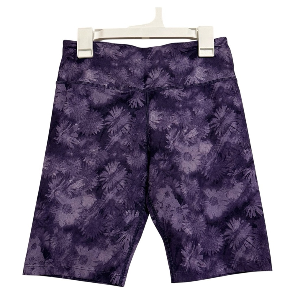 Mondetta Purple Floral Bike Shorts